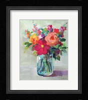 Cottage Garden Bouquet II Framed Print