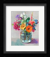 Cottage Garden Bouquet I Framed Print