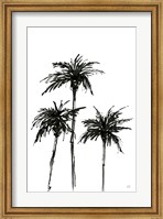 Dark Palms I Fine Art Print