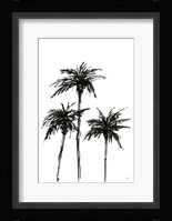 Dark Palms I Framed Print