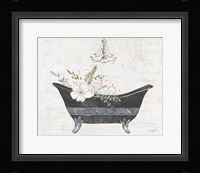 Floral Bath II Framed Print
