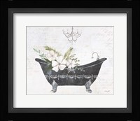 Floral Bath I Framed Print