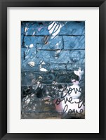 Wall of Love Framed Print