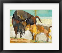 Bison and Baby Fine Art Print