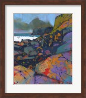 Morfa Cove Rocks Fine Art Print