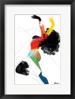Vivid Woman - Liberated Framed Print
