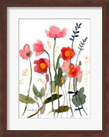 Floral with Wild Roses No. 2 Fine Art Print