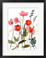 Floral with Wild Roses No. 2 Fine Art Print