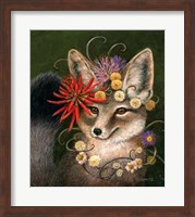 Kit Fox in Coral Fine Art Print