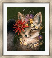 Kit Fox in Coral Fine Art Print