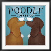 Double Poodle Coffee Fine Art Print