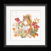 Wooded Harvest III Framed Print