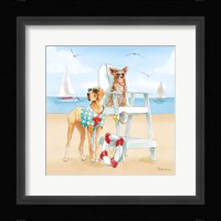 Summer Fun at the Beach IV Framed Print