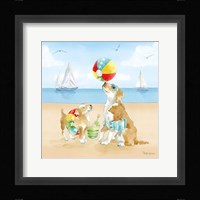 Summer Fun at the Beach II Framed Print