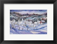 Winter Village Fine Art Print