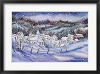 Winter Village Fine Art Print