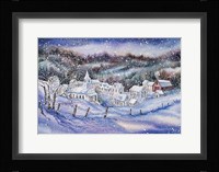 Winter Village Fine Art Print