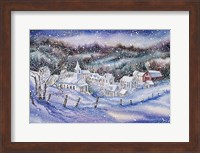 Winter Village Fine Art Print