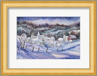 Winter Village Fine Art Print