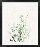 Grasses II on Linen Fine Art Print