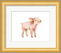 Sweet Piggy on White Fine Art Print