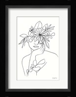 Rooted III BW Framed Print