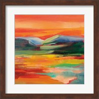 Flower Hill Sunset II Fine Art Print