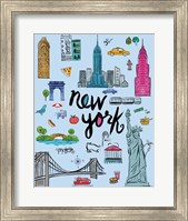 Travel NYC Blue Fine Art Print