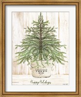 Happy Holidays Tree Fine Art Print