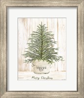 Merry Christmas Tree Fine Art Print