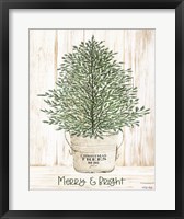 Merry & Bright Tree Fine Art Print