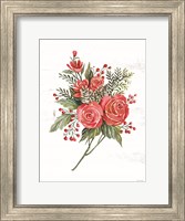 Rose Christmas Botanical Fine Art Print