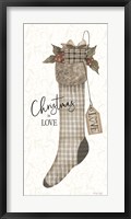 Christmas is Love Stocking Fine Art Print