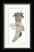 Christmas is Love Stocking Fine Art Print