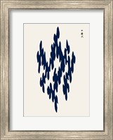 Blue Woodblock III Fine Art Print