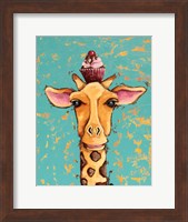 Giraffe With Cherry on Top Fine Art Print