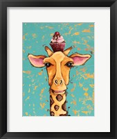 Giraffe With Cherry on Top Fine Art Print