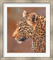 Leopard Looking Left Fine Art Print
