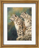 Snow Leopard's Rock Fine Art Print
