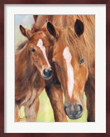 Horse And Foal Fine Art Print