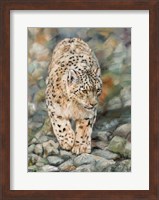 Snow Leopard Stroll Fine Art Print