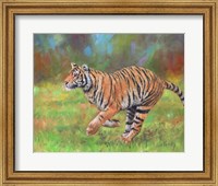 Tiger Running Fine Art Print