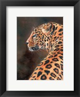 Leopard Profile From Back Fine Art Print