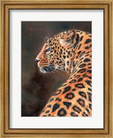 Leopard Profile From Back Fine Art Print