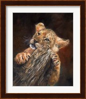 Lion Cub Tree Fine Art Print