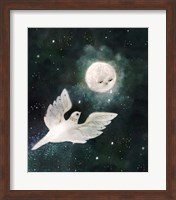Dove and Moon Fine Art Print