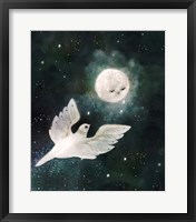 Dove and Moon Fine Art Print