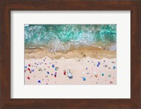 Beachgoers Fine Art Print