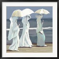 Beach Umbrella Ladies Fine Art Print