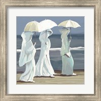 Beach Umbrella Ladies Fine Art Print